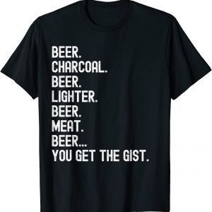 Beer Grilling Meat Father's Day Dad 2022 T-Shirt
