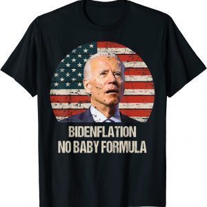 Bidenflation No Baby Formula Biden Anti Biden Reto Vintage 2022 Shirt