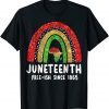 Black Freedom 1865 Remembering My Ancestors Juneteenth Classic Shirt