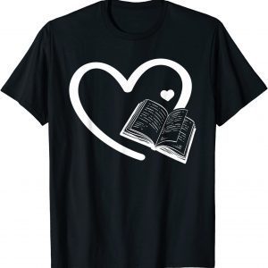 Book Hearts Bookworm Book Reading Book Lover Book Heart 2022 Shirt