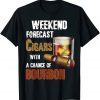 Bourbon Cigar Lover Cigars Smokers Whiskey Drinking Shirt