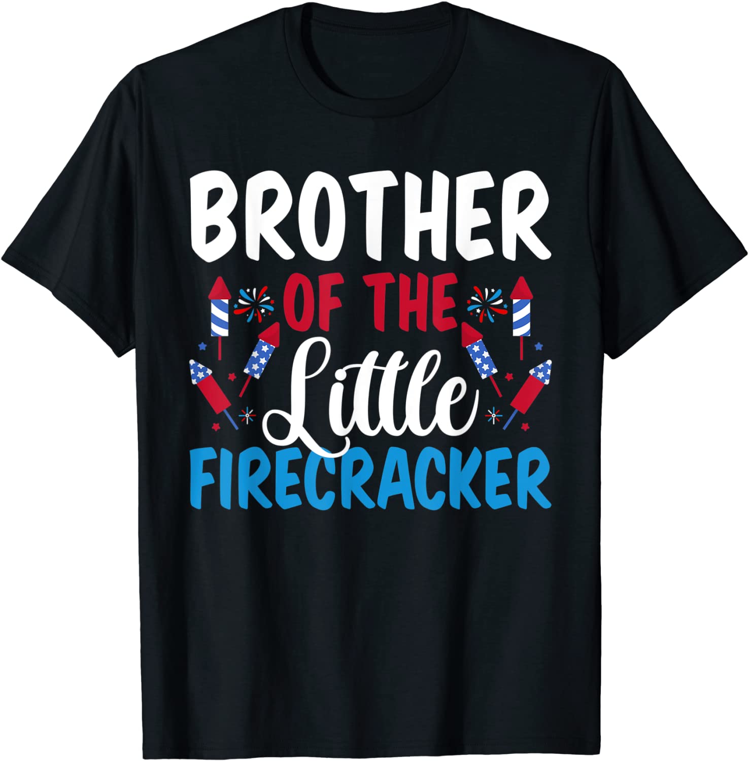 Brother Of The Little Firecracker 4th of July American Flag 2022 Shirt