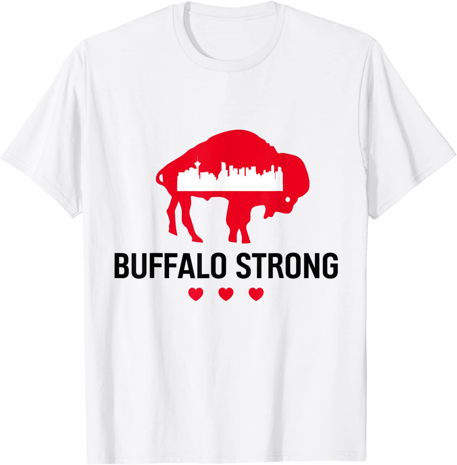 Buffalo Strong Pray For Buffalo Community Strength T-Shirt