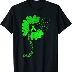 Celiac Disease Awareness Ribbon Sunflower Classic Shirt