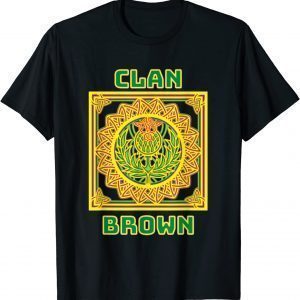 Clan Brown Scottish Celtic Thistle 2022 T-Shirt