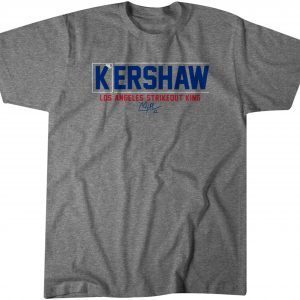 Clayton Kershaw LA Strikeout King Shirt