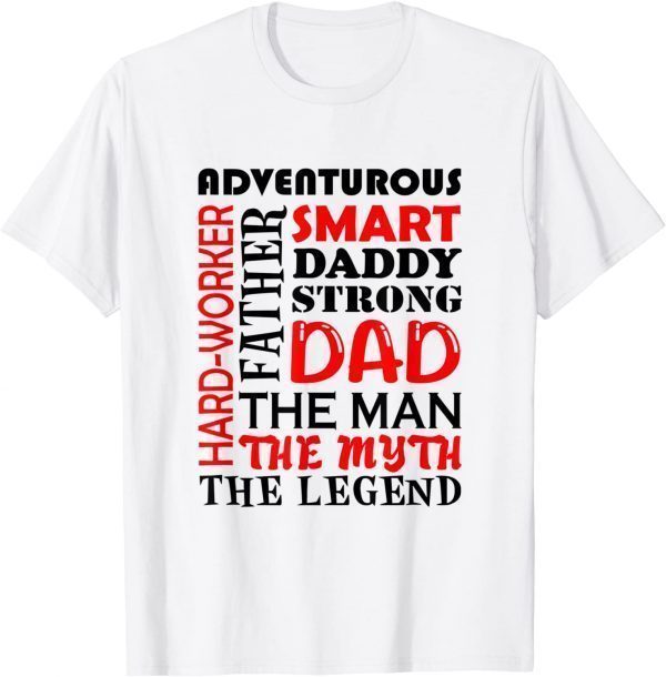 Dad Definition, Cool Father's Day, Myth Legend Father T-Shirt