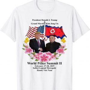 Donal Trump & Grand Marshal Kim J. Un World Peace Summit 2022 Shirt