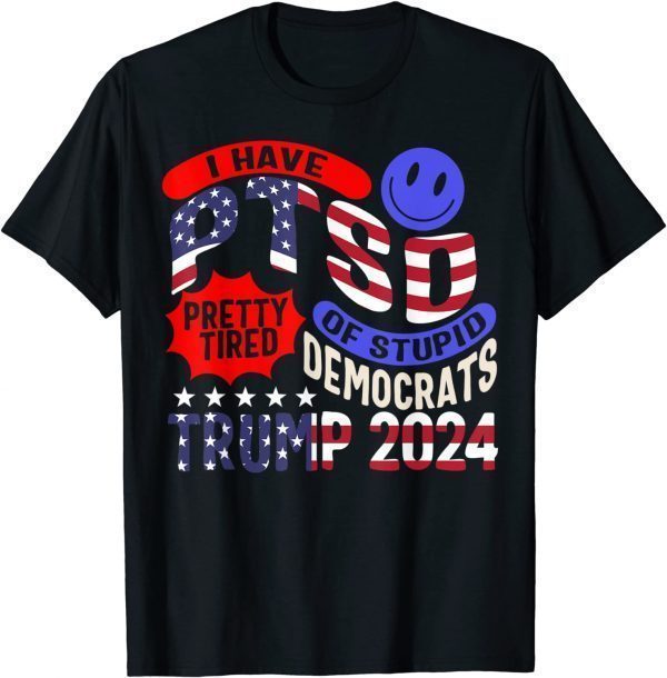 Donald Trump 2024 Supporter Tired Of Democrats Anti Biden 2022 Shirt