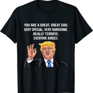 Donald Trump Father's Day Great Dad 2022 Shirt