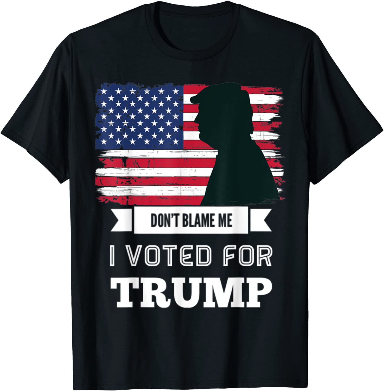 Don't Blame Me I Voted For Trump Distressed Vintage Flag 2022 Shirt
