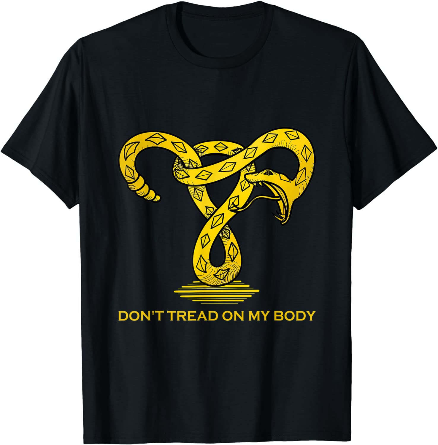 Don't Tread On My Body Uterus Pro-Choice Feminist 2022 T-Shirt