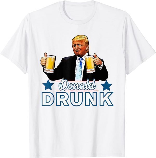 Drinking Presidents Trump 4th Of July Donald Drunk T-Shirt