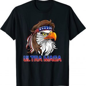 Eagle Mullet Ultra MAGA 4th of July American Flag USA 2022 Shirt