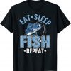 Eat Sleep Fish Repeat 2022 Shirt