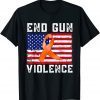 End Gun Violence USA Flag Ribbon Anti Gun Awareness Day 2022 Shirt