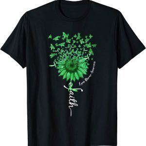 Faith Sunflower Butterfly Lyme Disease Awareness 2022 Shirt