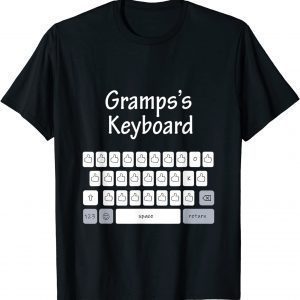 Fathers Day Gramps's Keyboard Family 2022 Shirt