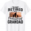 Fathers Day I'm Not Retired I'm Professional Grandad 2022 Shirt