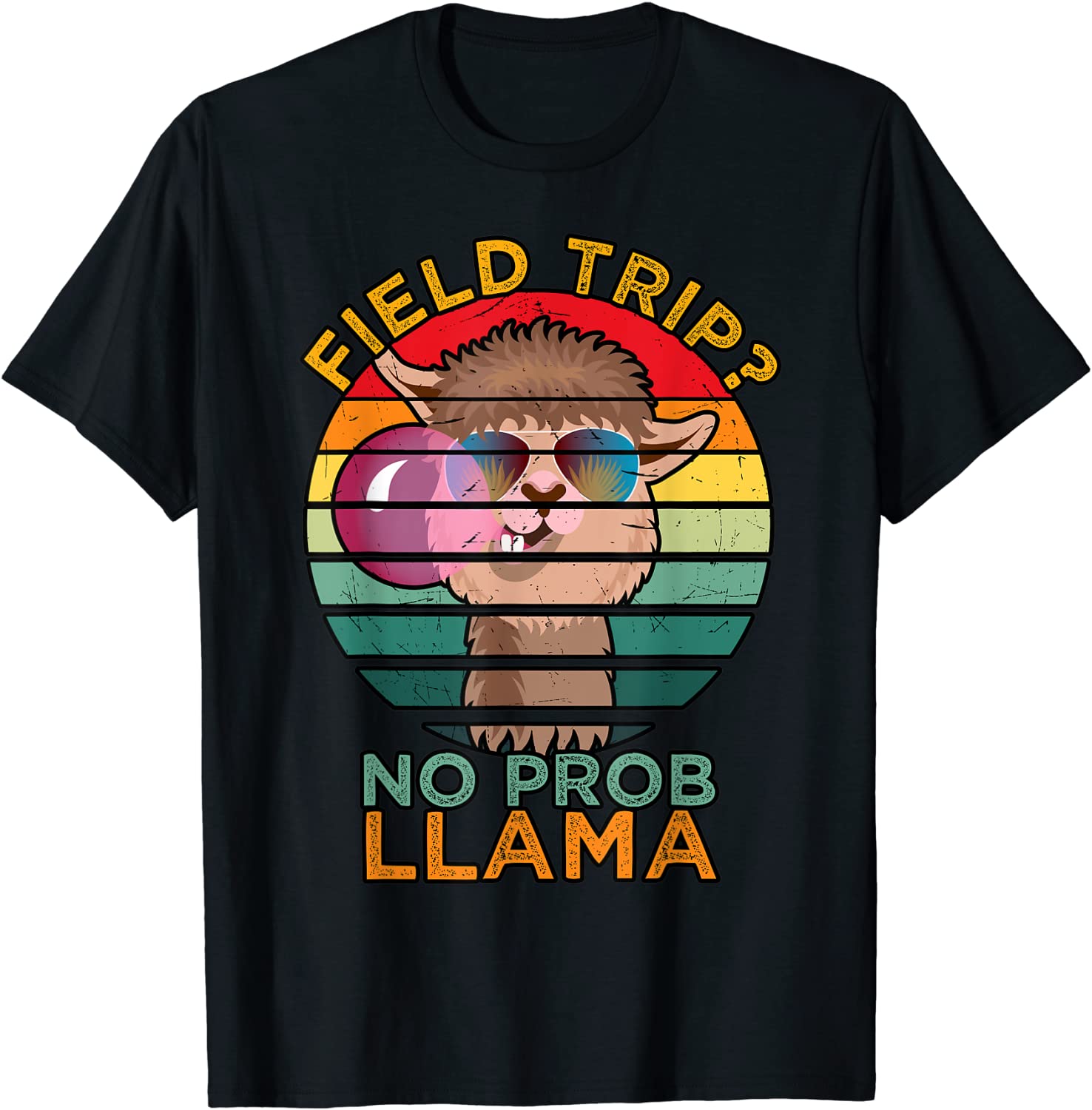 Field Trip No Prob Llama Fun Field Day Teachers and students 2022 Shirt