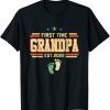 First time grandpa 2022 for grandfather For Father's Day 2022 T-Shirt