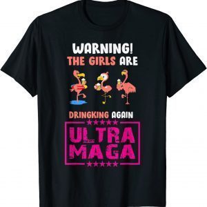 Flamingo Beach Summer Trump UltrA MAGA Crowd 4th July MAGA Classic Shirt
