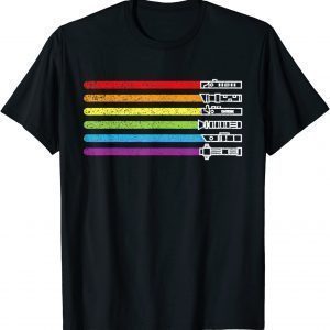 Gay Saber Rainbow LGBT PrideMonth 2022 LGBTQ RGay Saber Rainbow LGBT PrideMonth 2022 LGBTQ Retro Limited Shirtetro Limited Shirt