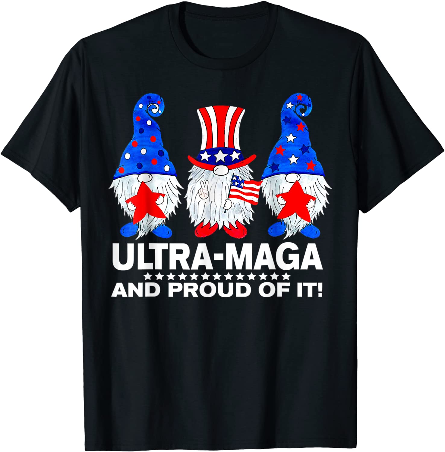 Gnomes Ultra Maga And Proud Of It, 4th Of July Classic Shirt