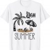 Goth Summer Aesthetic Skull Beach Palm Gothic Occult Classic Shirt