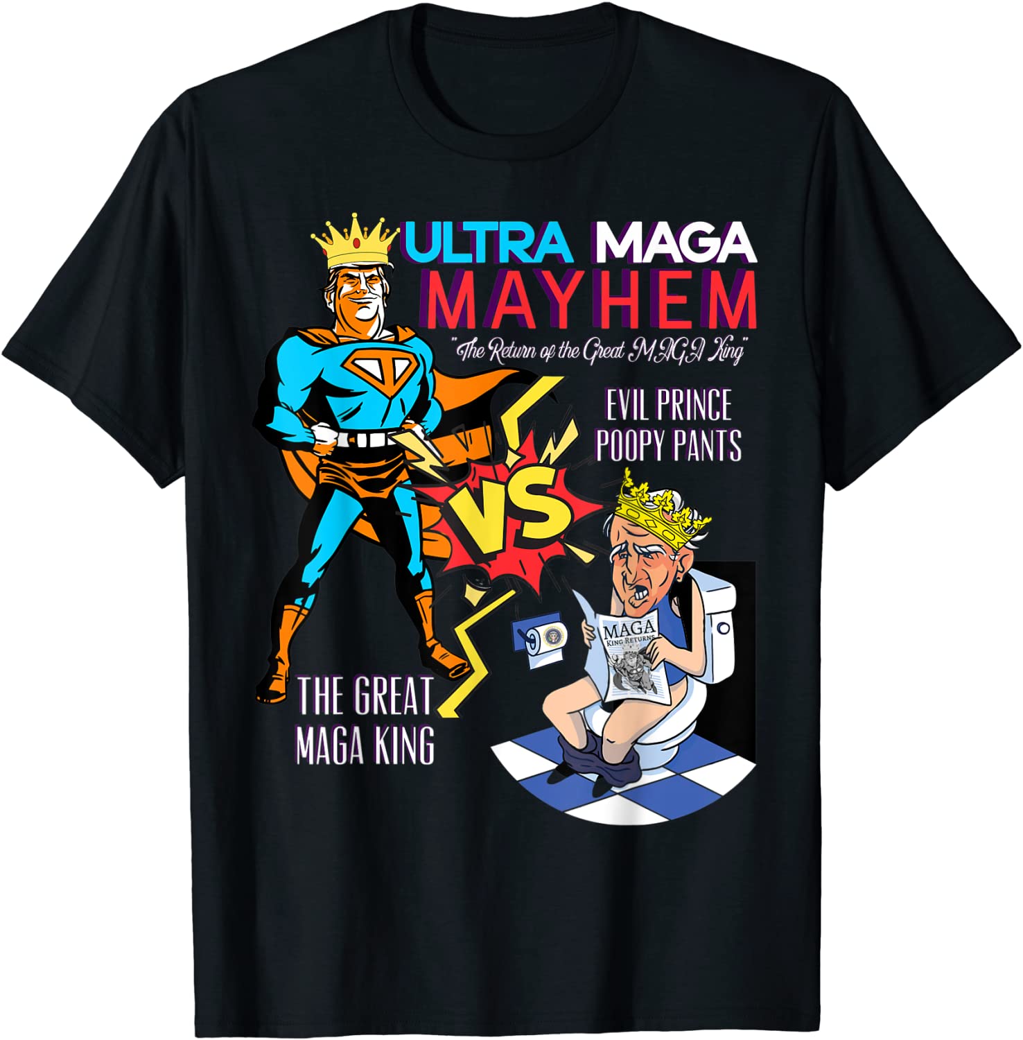 Great MAGA King Donald Trump Biden USA UltrA MAGA 2022 Shirt
