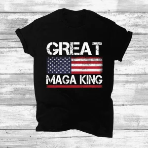 Great Maga King US America Flag Shirt