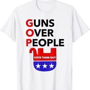 Gun Reform Now - GOP-Guns Over People - Vote Them Out Classic Shirt