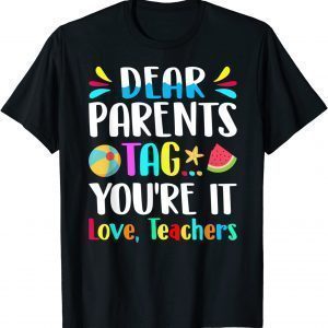 HAPPY LAST OF DAY SCHOOL Rainbow Teacher Student Graduation Classic T-Shirt