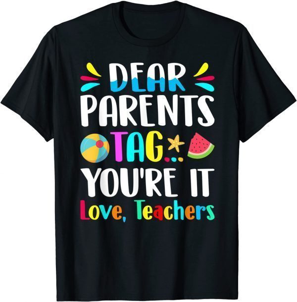 HAPPY LAST OF DAY SCHOOL Rainbow Teacher Student Graduation Classic T-Shirt