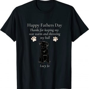 Happy Black Lab Fathers Day 2022 Shirt