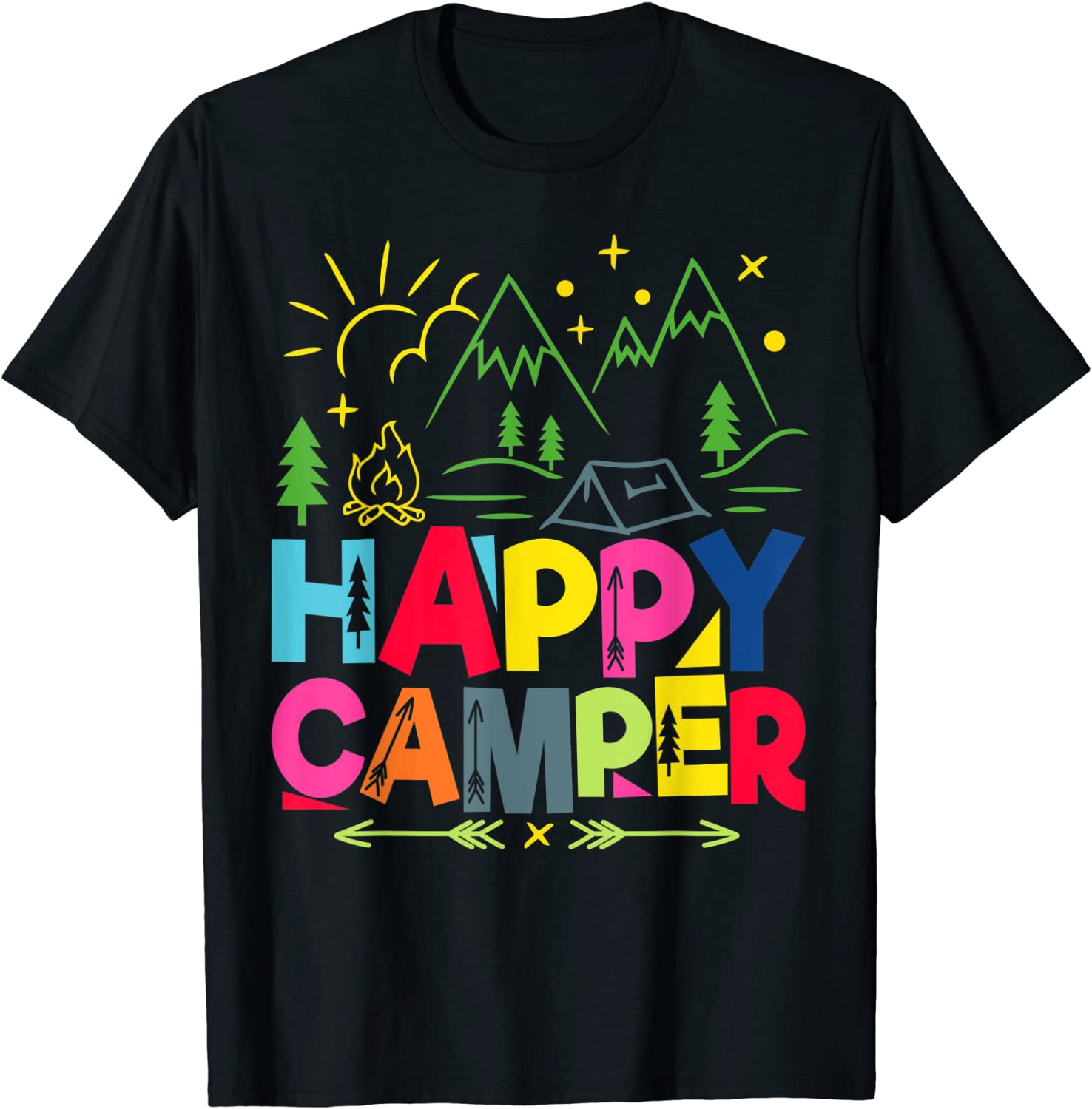 Happy Camper Camping 2022 Shirt