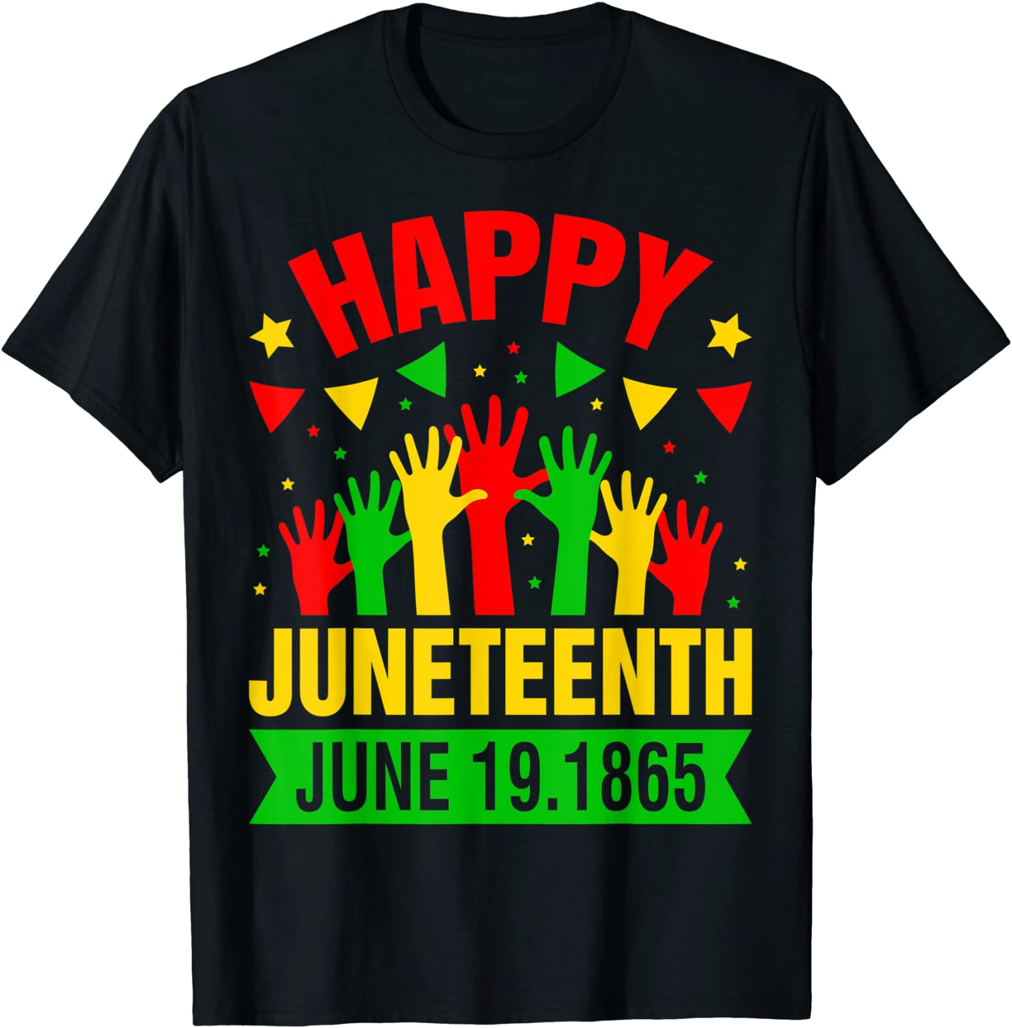 Happy Juneteenth Day Freedom June 19 1865 Black History 2022 Shirt