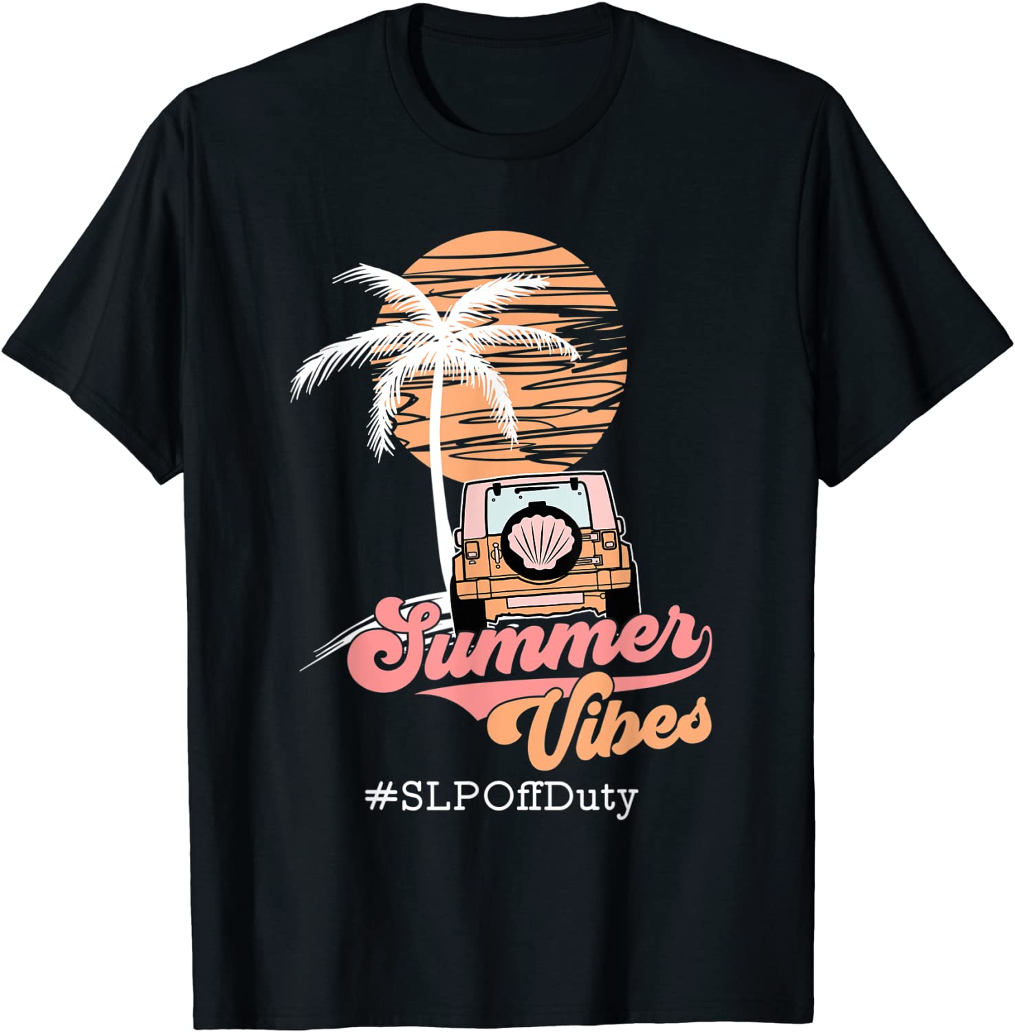 Hello Summer Vibes SLP Off Duty Vacay Beach Vacation 2022 Shirt