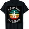 Hiker Nature Adventure is Calling Vintage Sunset 2022 T-Shirt