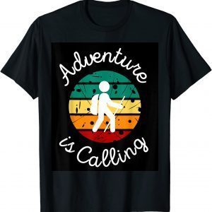 Hiker Nature Adventure is Calling Vintage Sunset 2022 T-Shirt