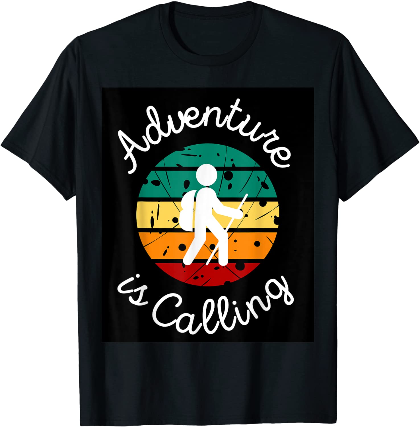 Hiker Nature Adventure is Calling Vintage Sunset 2022 T-Shirt
