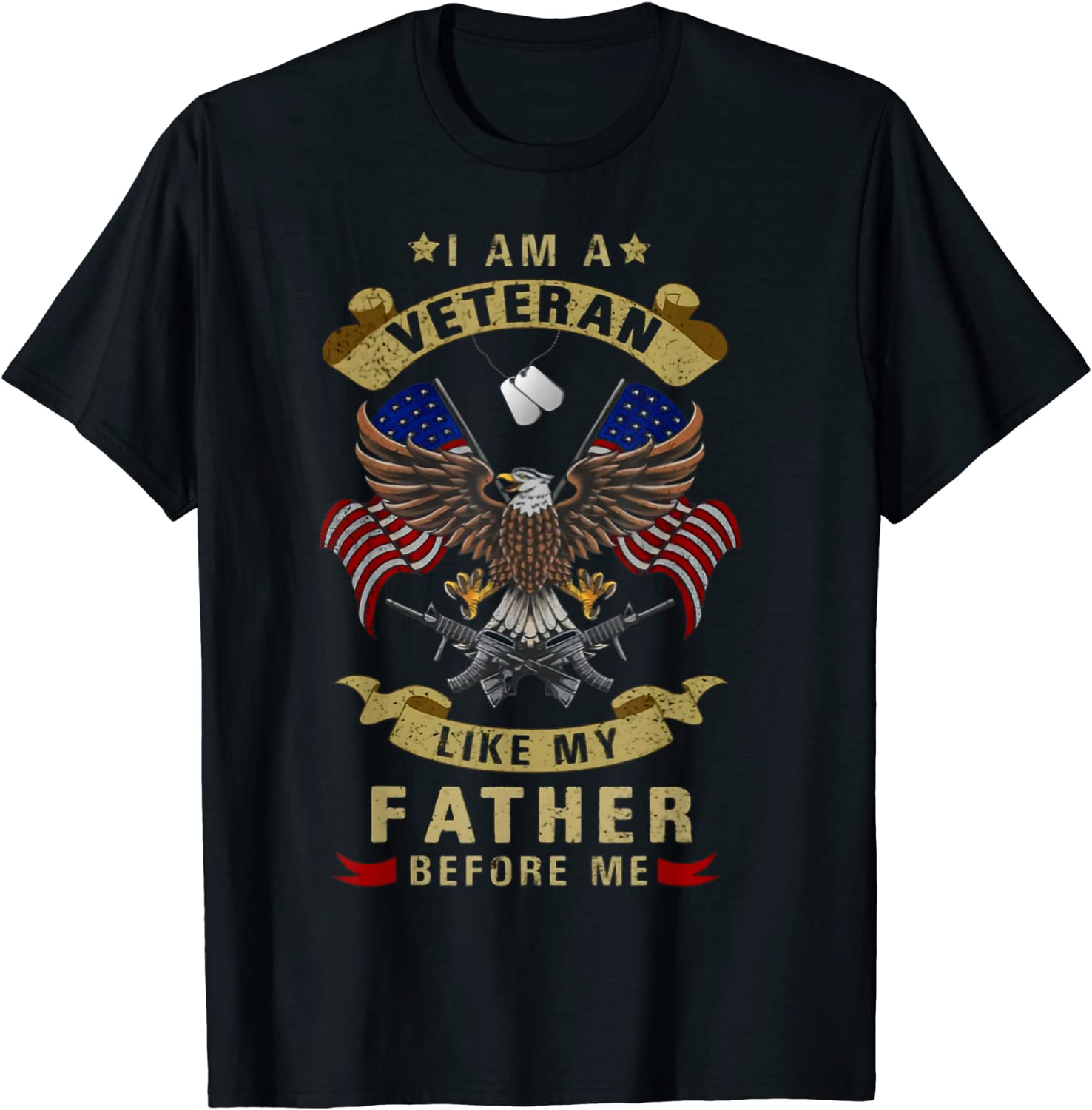 I Am A Veteran Like My Father Before Me Classic Shirt