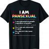 I Am Pansexual - LGBTQIA Pride Rainbow Hearts 2022 Shirt
