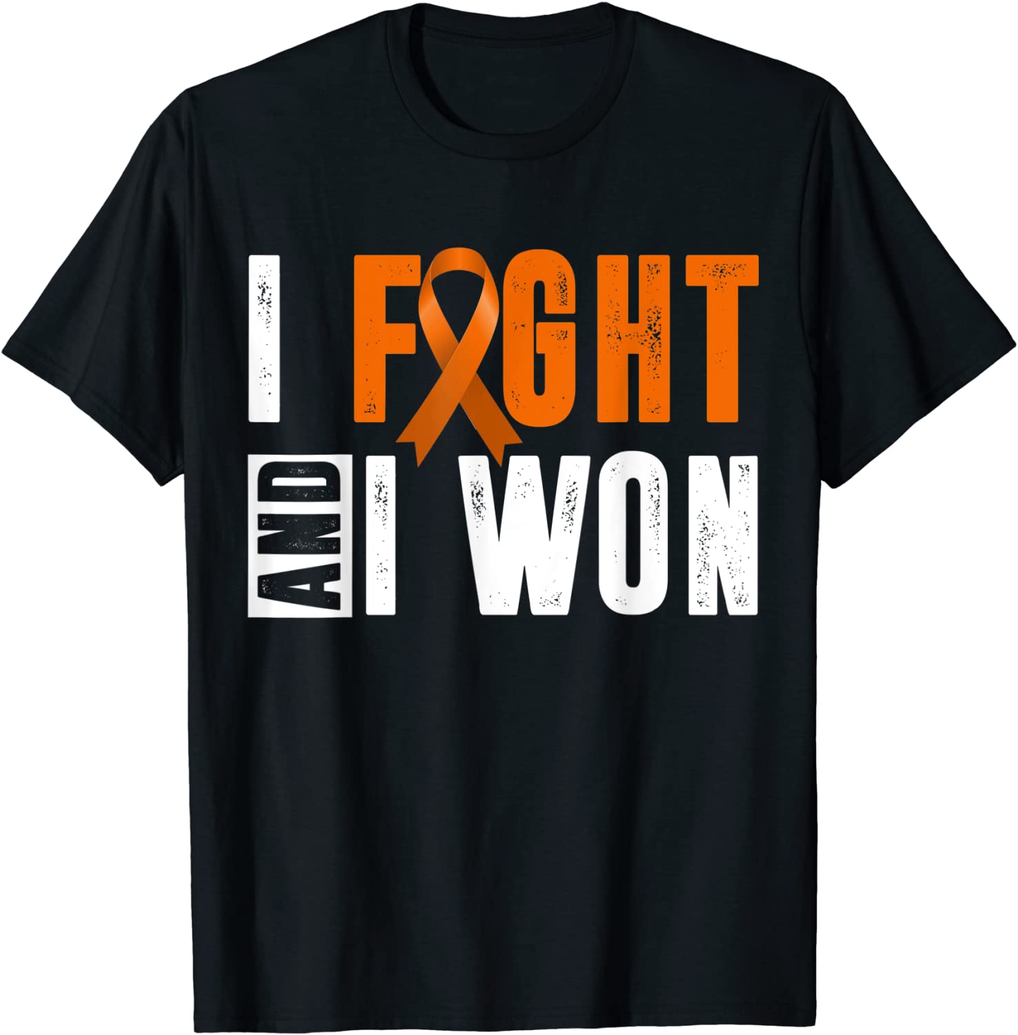 I Fight And I Won neurodiversity ADHD awareness ADHD Warrior Tee Shirt