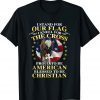I Stand For Our Flag Kneel For The Cross Eagle 4th Of July 2022 Shirt