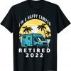 I'm A Camper RV Vintage Sunset Retired 2022 Teacher T-Shirt