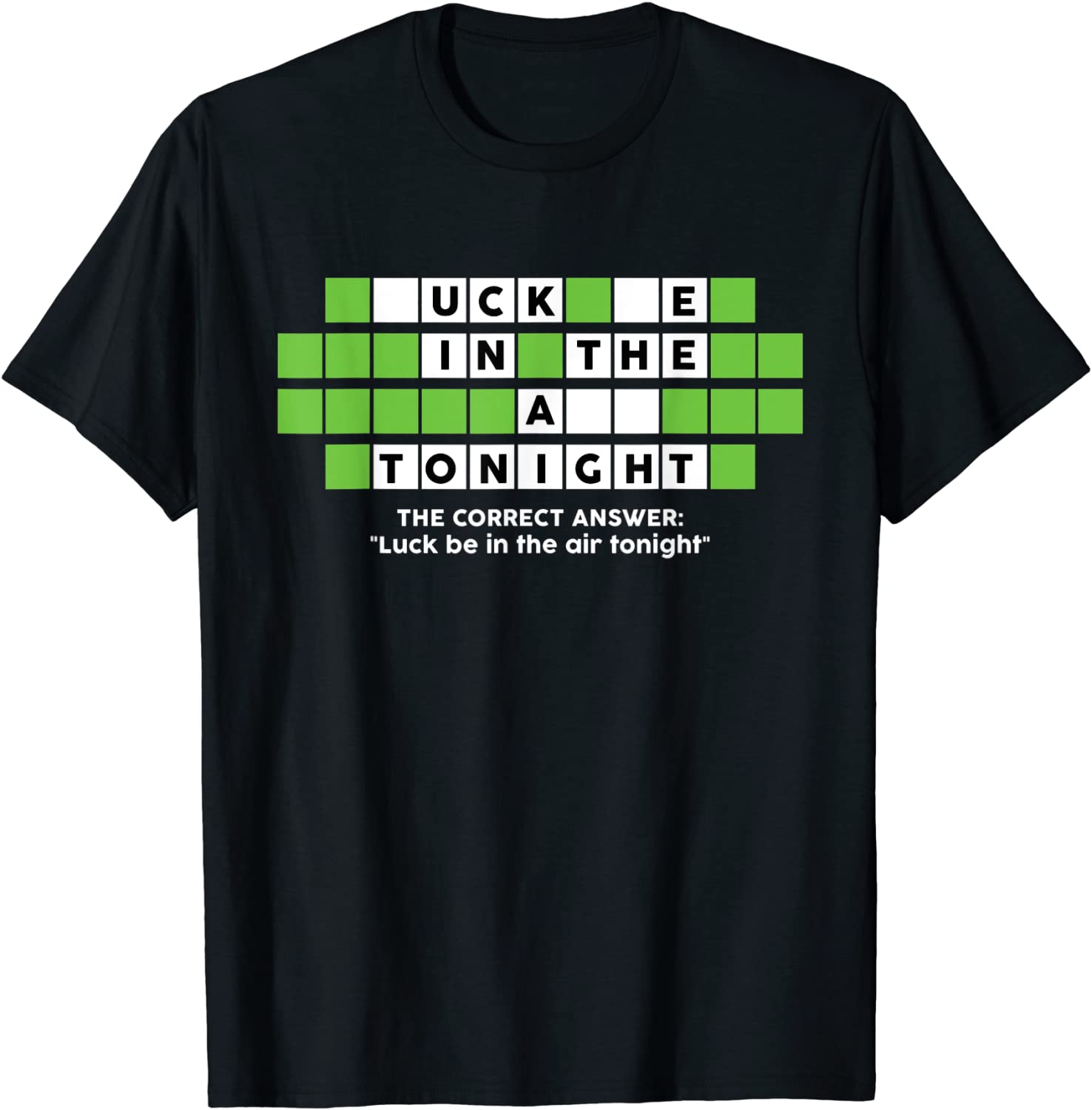 Inappropriate Humor Puzzle Luck Be In The Air Tonight Classic T-Shirt
