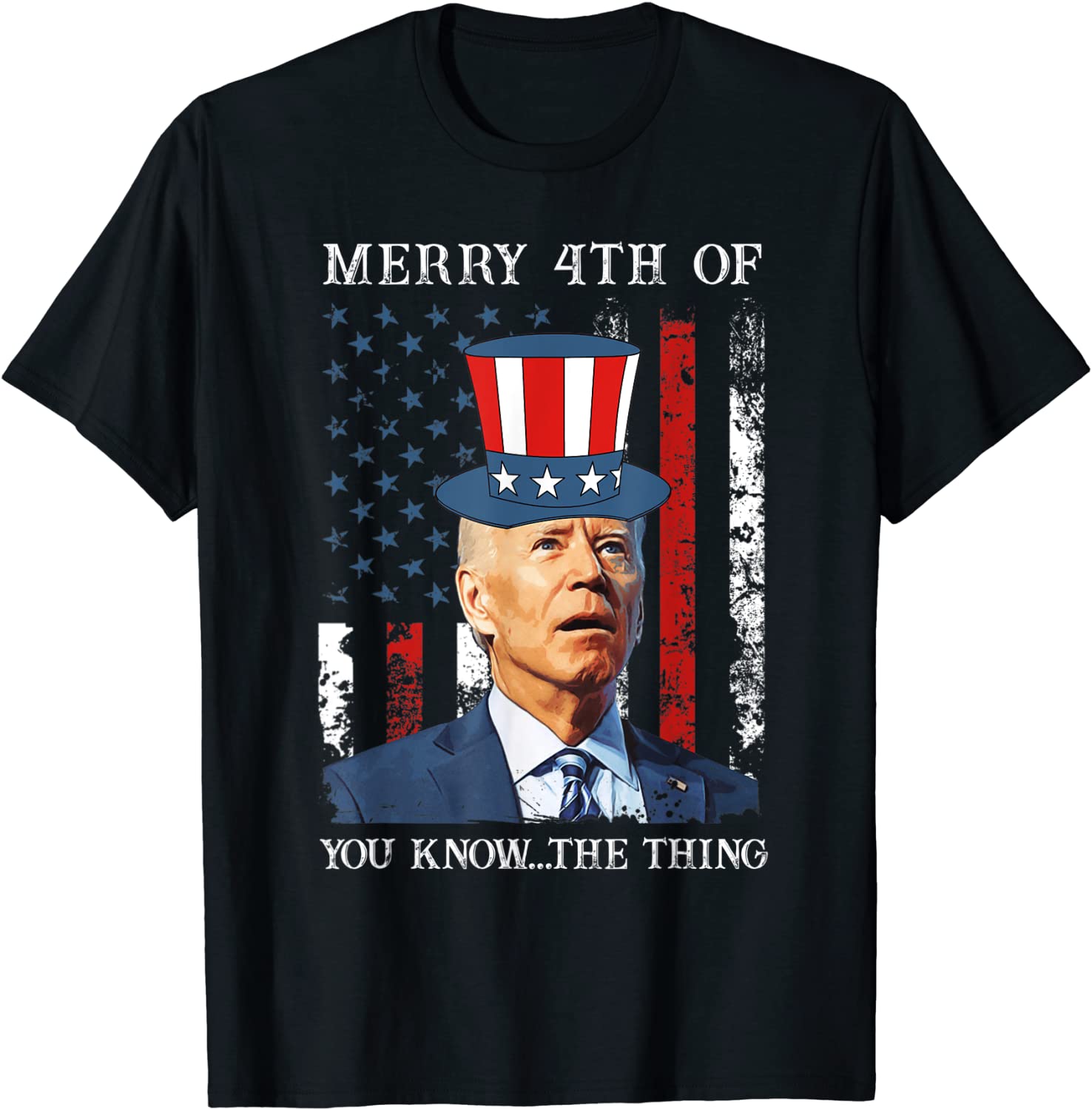 Joe Biden Confused Merry Happy 4th Of You Know...The Thing 2022 Shirt