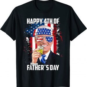 Joe Biden Happy 4th Of July Confused Father's Day T-Shirt