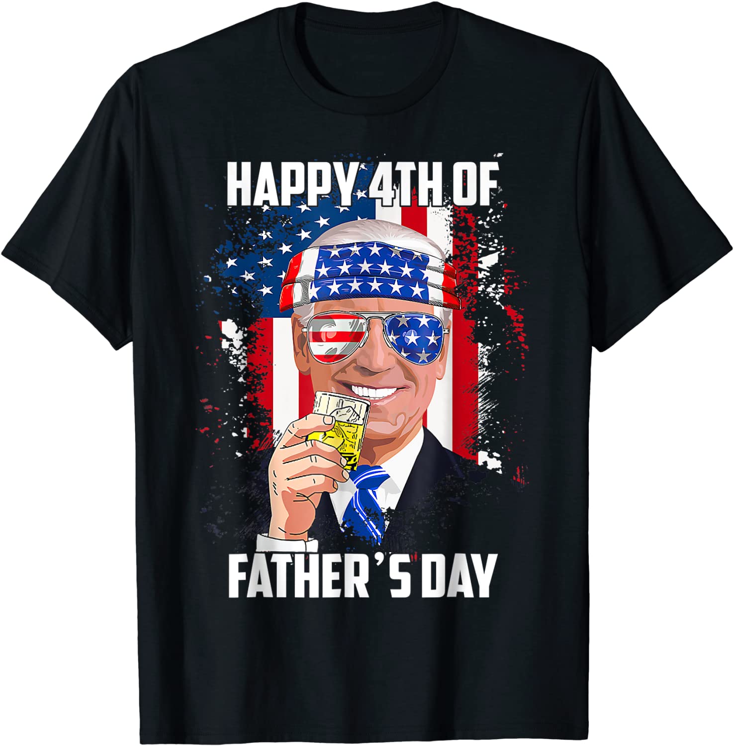 Joe Biden Happy 4th Of July Confused Father's Day T-Shirt